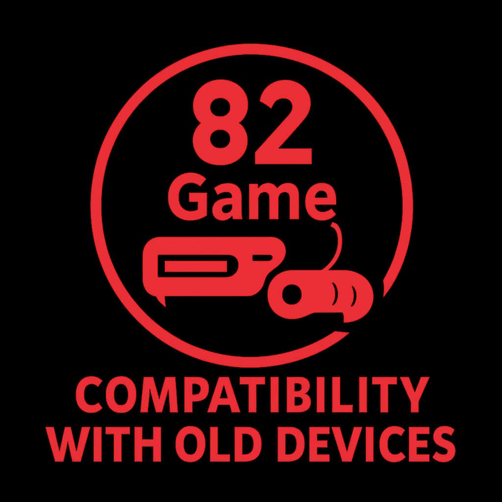 Icon representing 82 Game Compatibility with Old Devices.