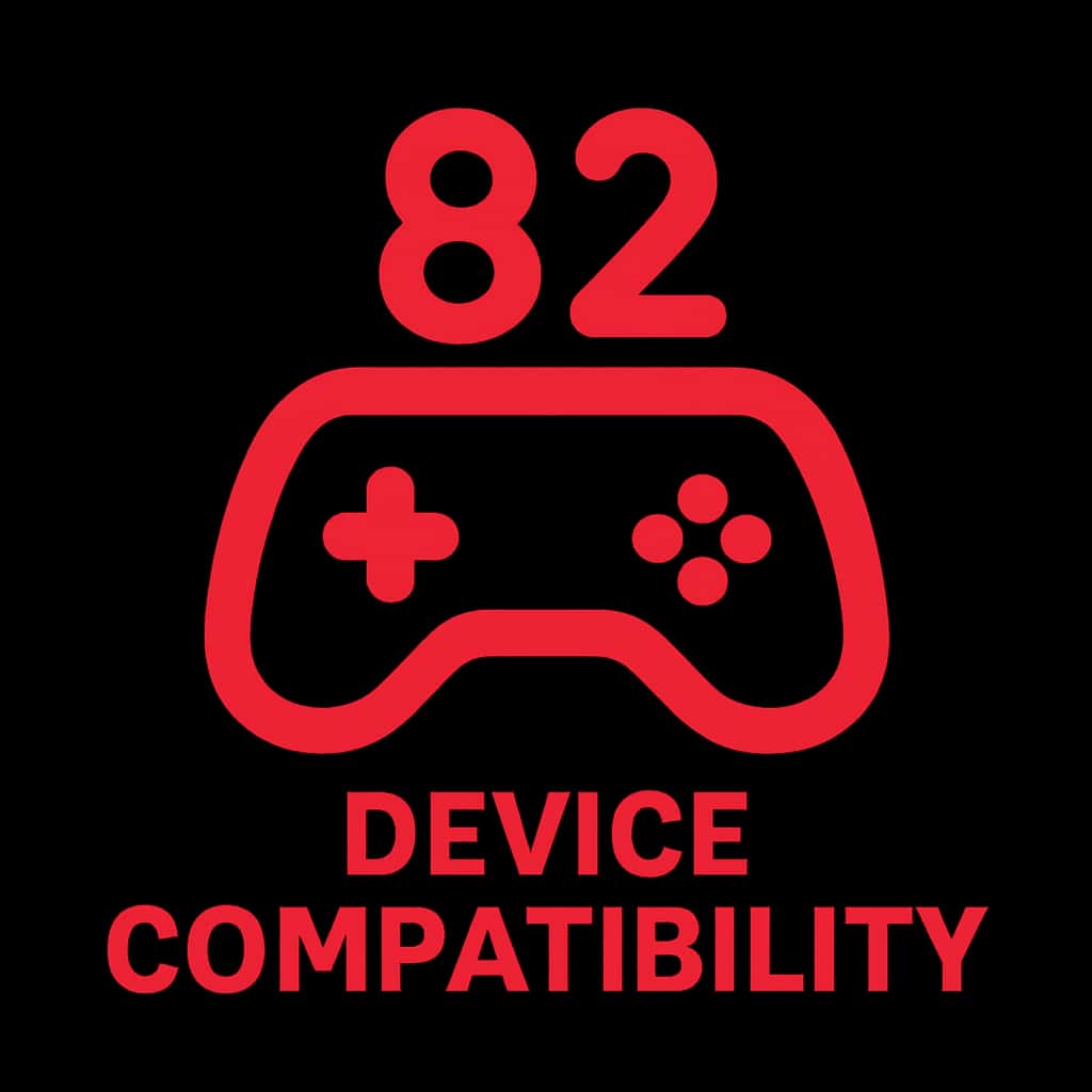 Icon representing 82 Game Device Compatibility.