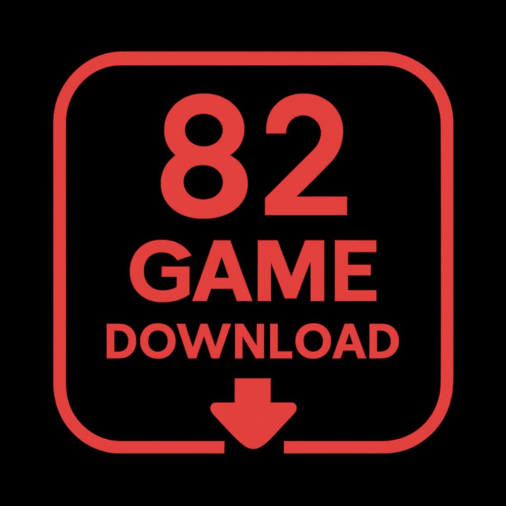 Minimal icon representing 82 Game Download.