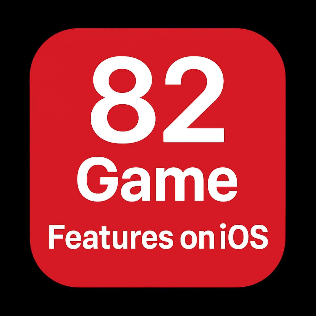An icon representing 82 Game Features on iOS.