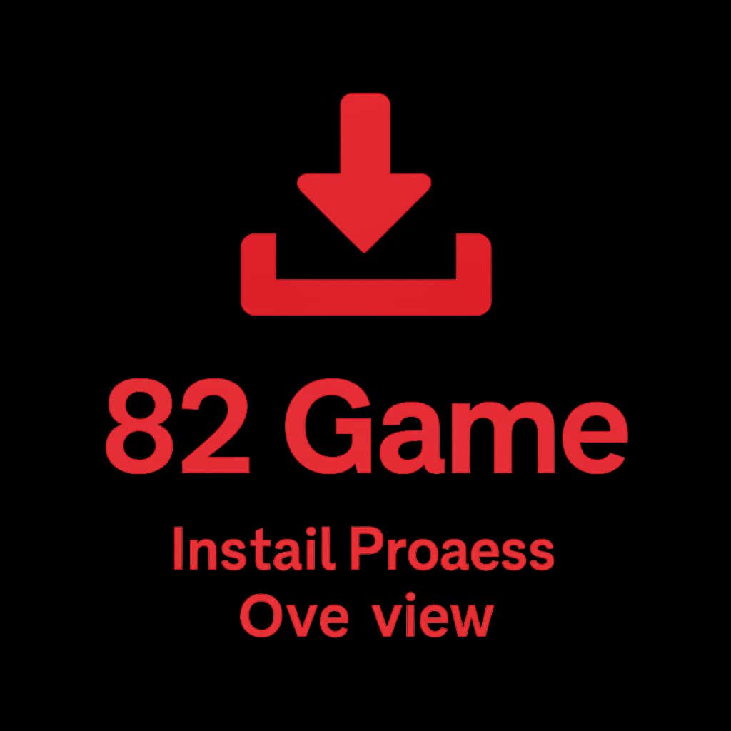 An icon illustrating the 82 Game installation process.