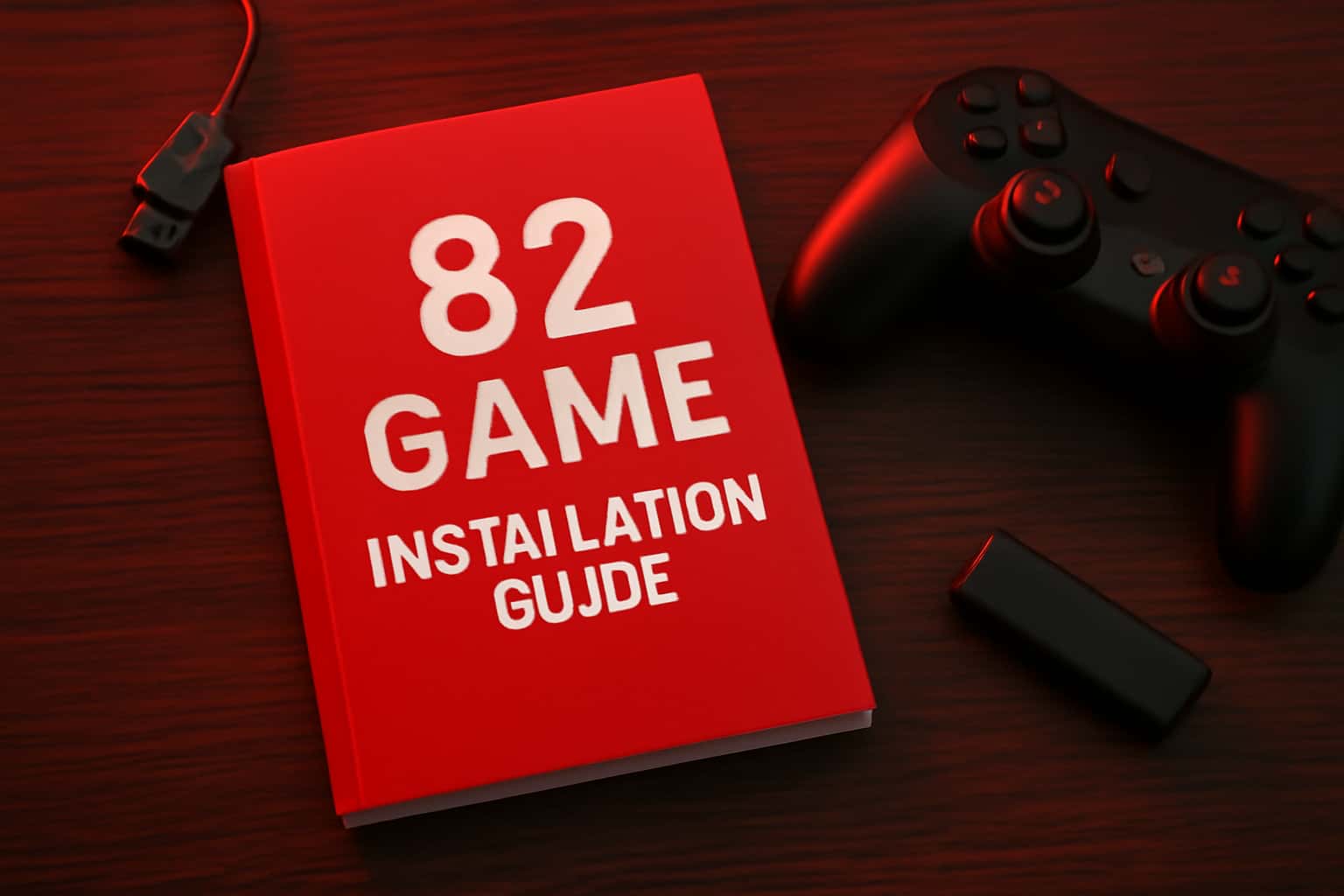 Informational scene illustrating 82 Game Installation Guide.