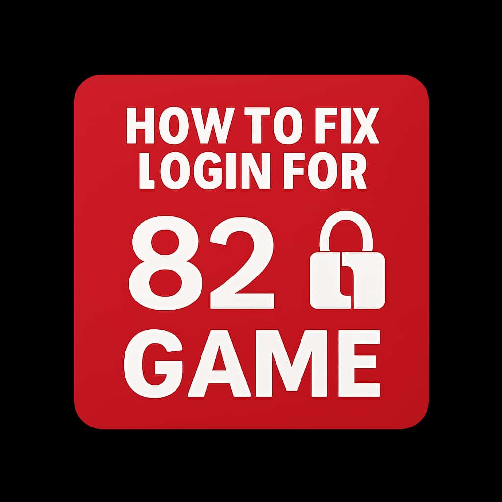 Icon representing support for login issues in 82 Game.