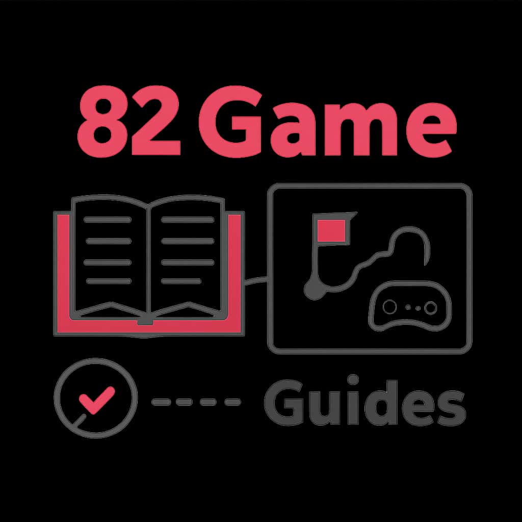 Illustration detailing installation steps for 82 Game.