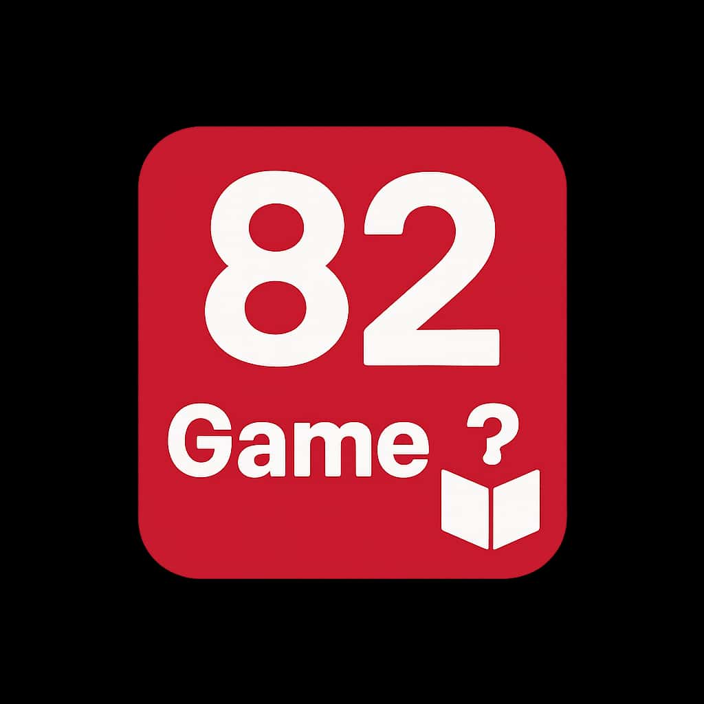 Icon for 82 Game Guides in red theme.
